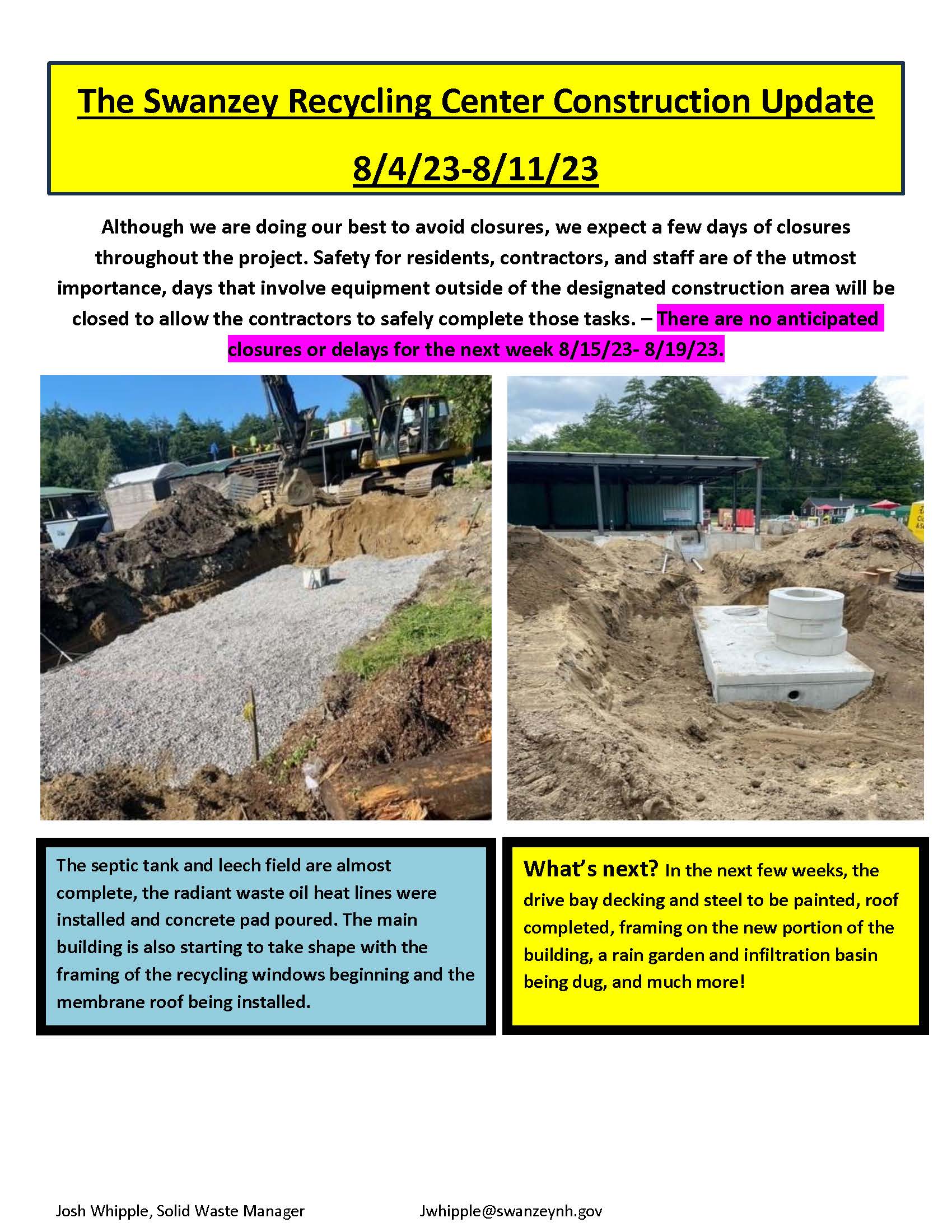 Recycling Center Construction update- 8-4-23 through 8-11-23_Page_1